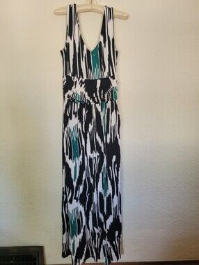 Vanessa Virginia Anthropologie Talassemtane Sleeveless V-Neck Maxi Dress